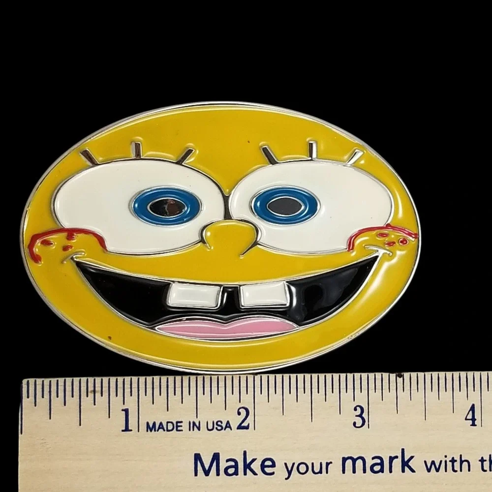 Spongebob Squarepants Enamel Belt Buckle Novelty Collectible Cartoon‎